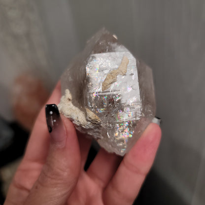 Skeletal Quartz (Fenster / Elestial) from Paredón, Coahuila, Mexico - 02