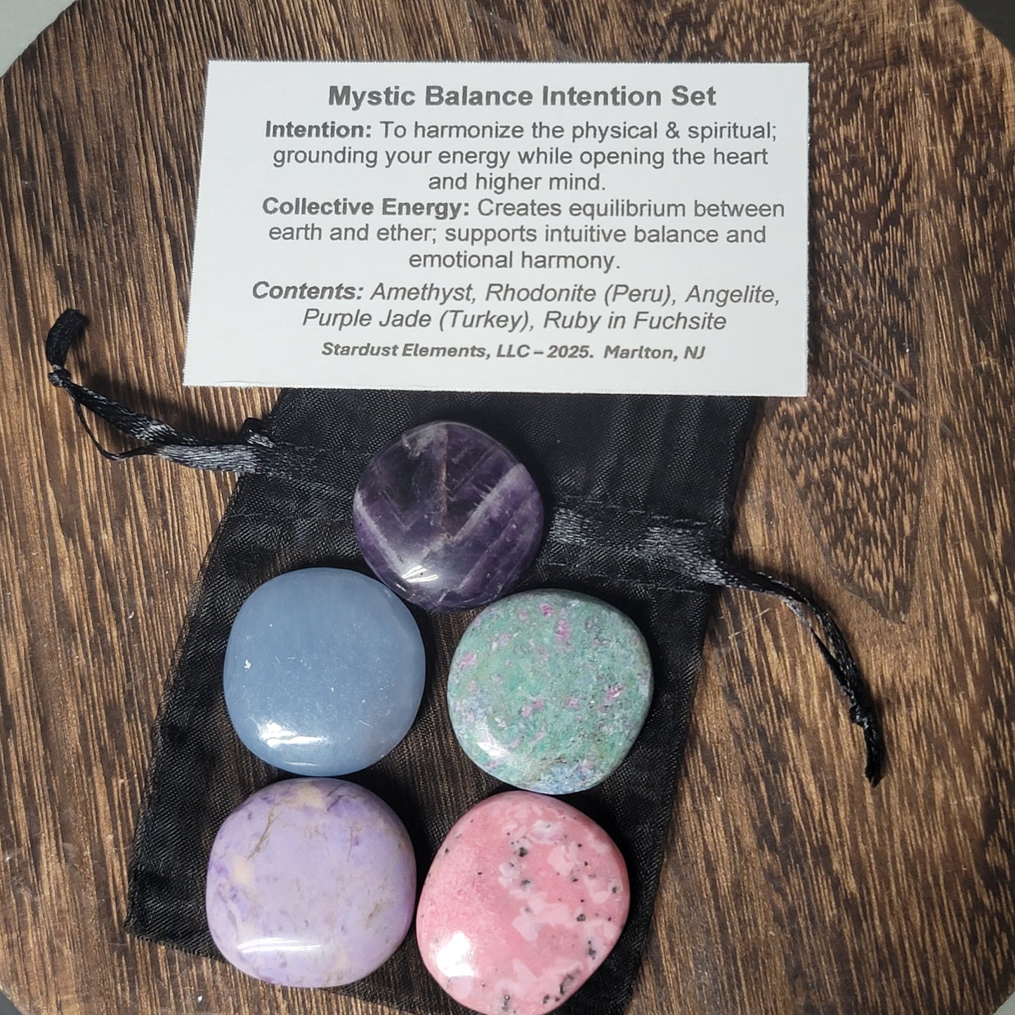 Mystic Balance Tumble Intention Set | Intuition, Balance, Emotional Harmony