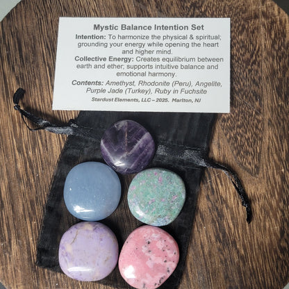 Mystic Balance Tumble Intention Set | Intuition, Balance, Emotional Harmony