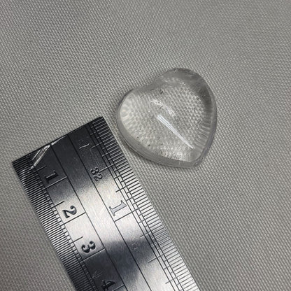 Clear Quartz Mini Heart | Healing, Clarity, Alignment
