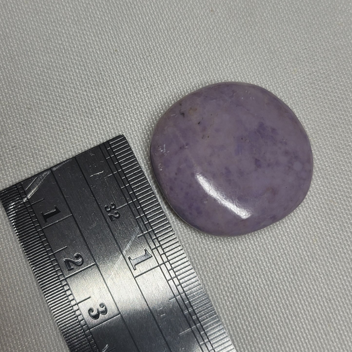 Turkish Purple Jade Flat Tumble | Emotional Balance, Inner Wisdom