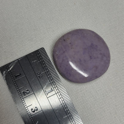 Turkish Purple Jade Flat Tumble | Emotional Balance, Inner Wisdom