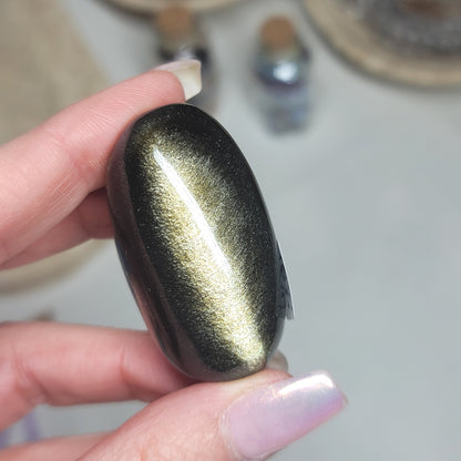 Gold Sheen Obsidian Shiva, Mexico – Protection • Truth • Personal Power |002