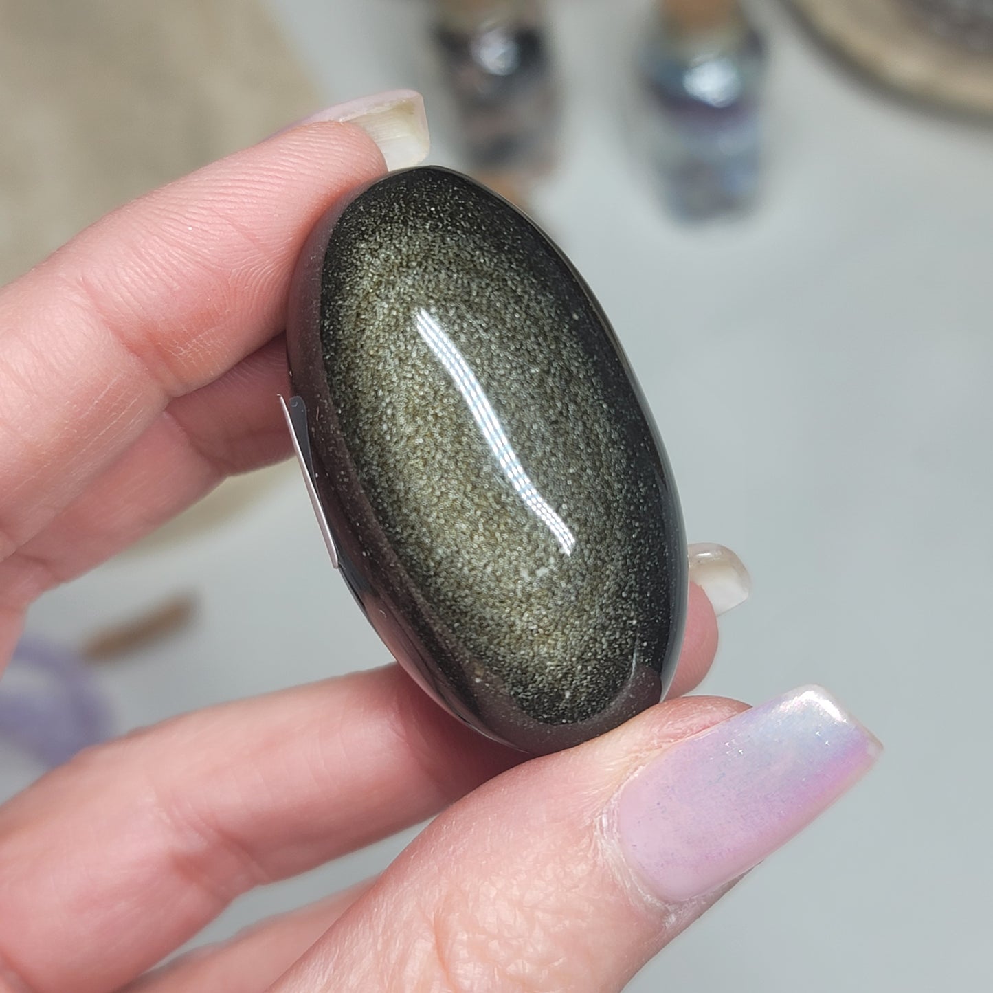 Gold Sheen Obsidian Shiva, Mexico – Protection • Truth • Personal Power |003