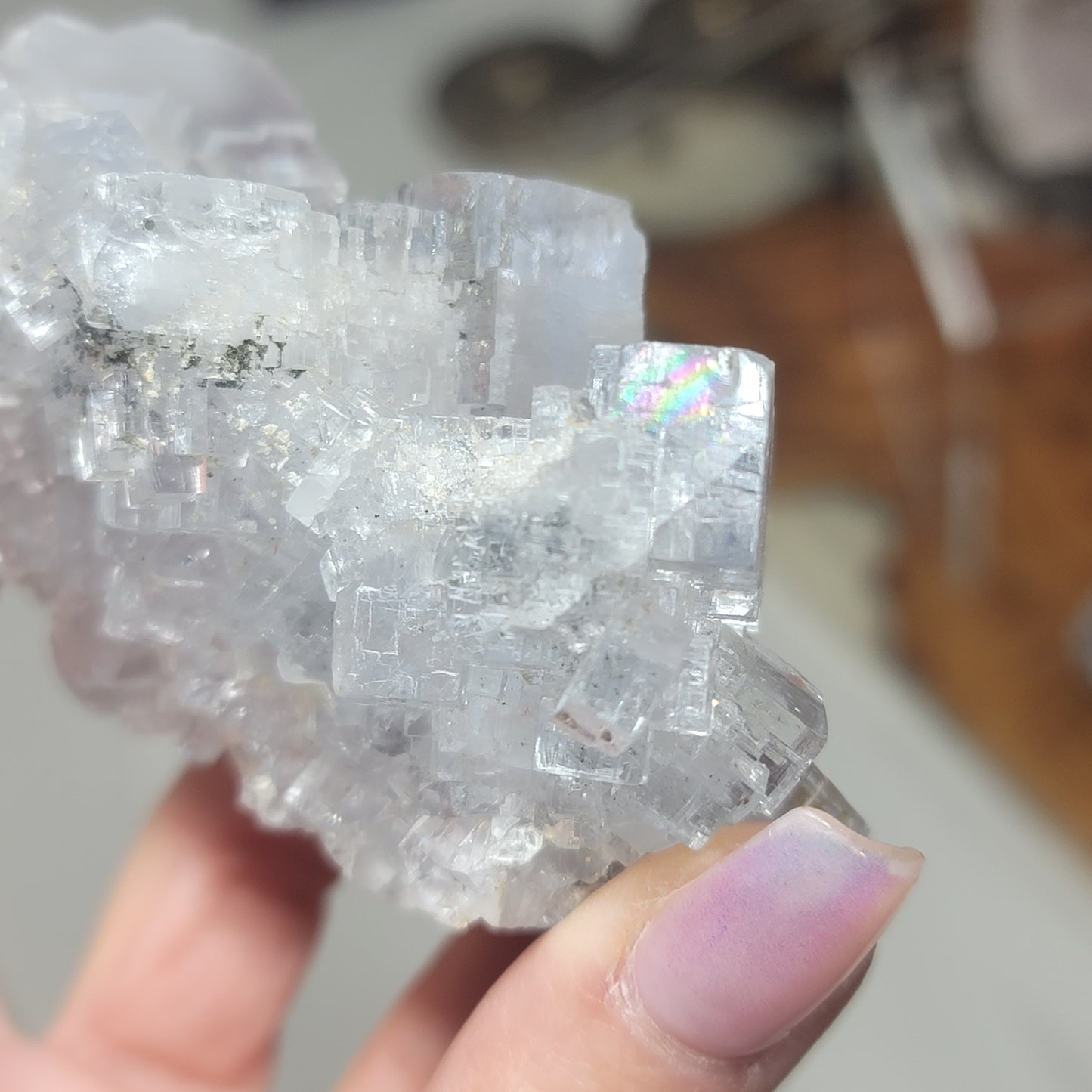 Icy Blue Fluorite, Emilio Mine, Asturias, Spain | Collector Mineral Specimen