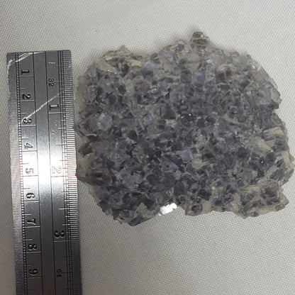 Blue-Gray Fluorite with Barite from Emilio Mine, Asturias, Spain | Collector Mineral Specimen