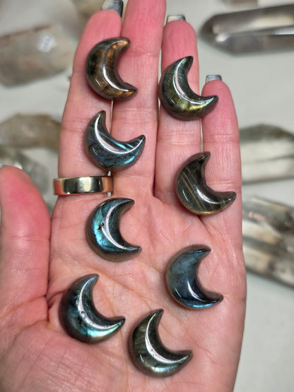 Mini Labradorite Moons | Intuitive Pick