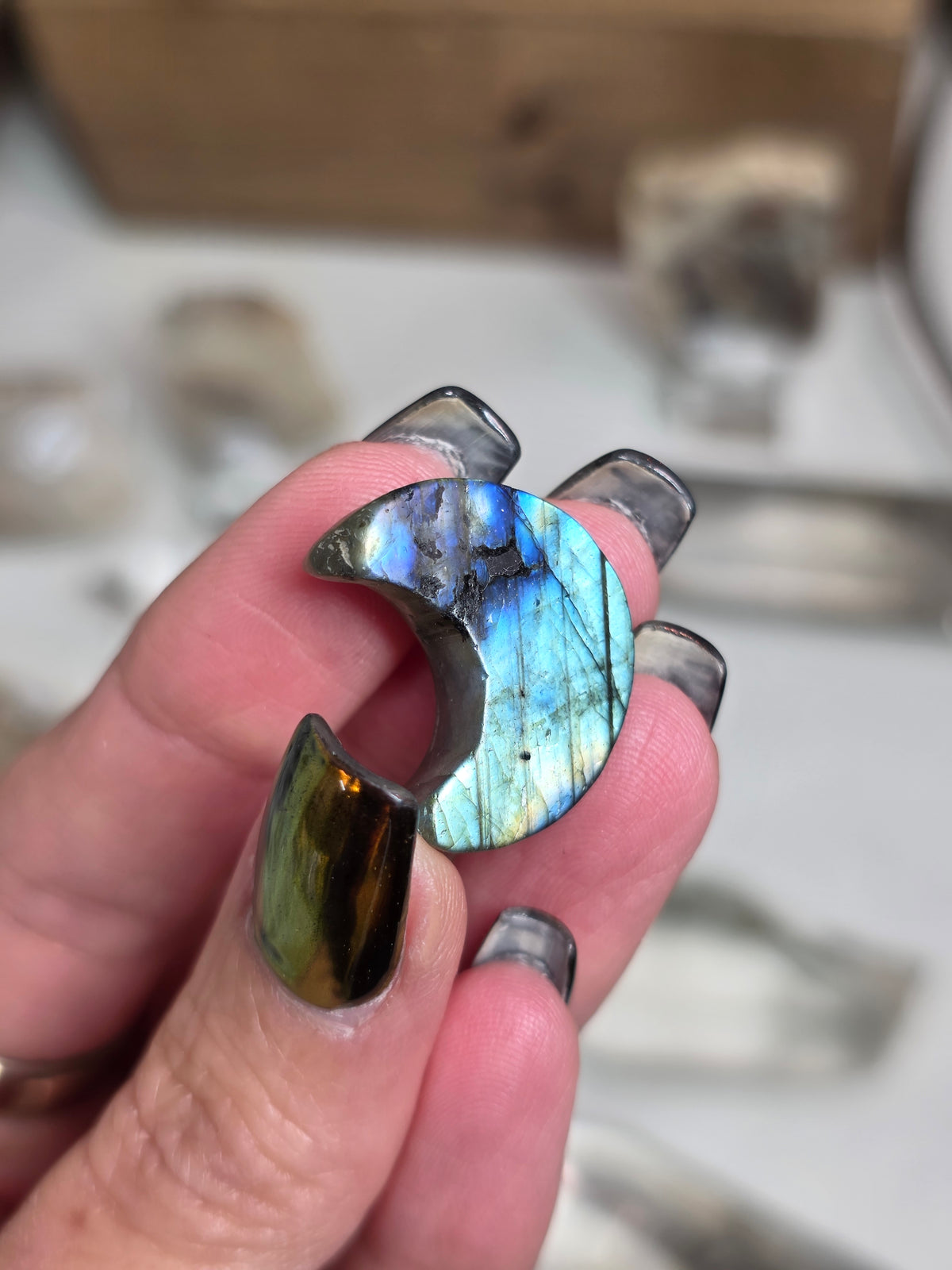 Mini Labradorite Moons | Intuitive Pick