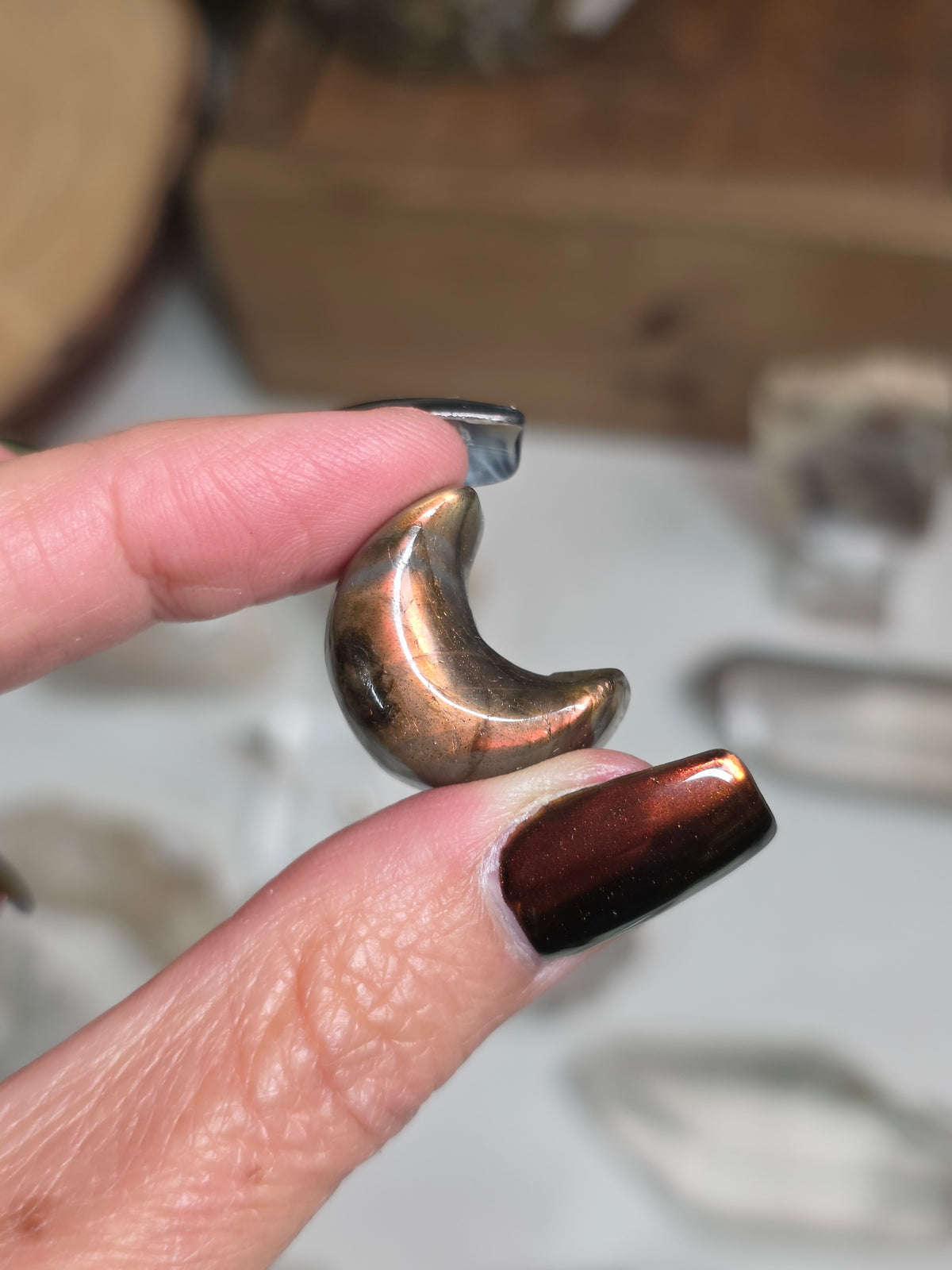 Mini Labradorite Moons | Intuitive Pick