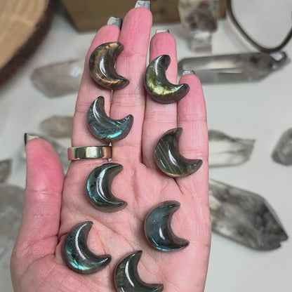 Mini Labradorite Moons | Intuitive Pick