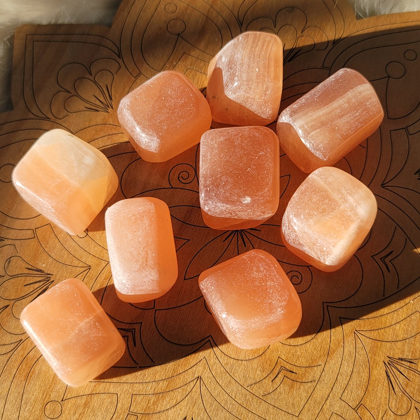 Honey Calcite || cleansing, serenity, personal will