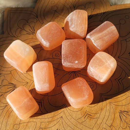 Honey Calcite || cleansing, serenity, personal will