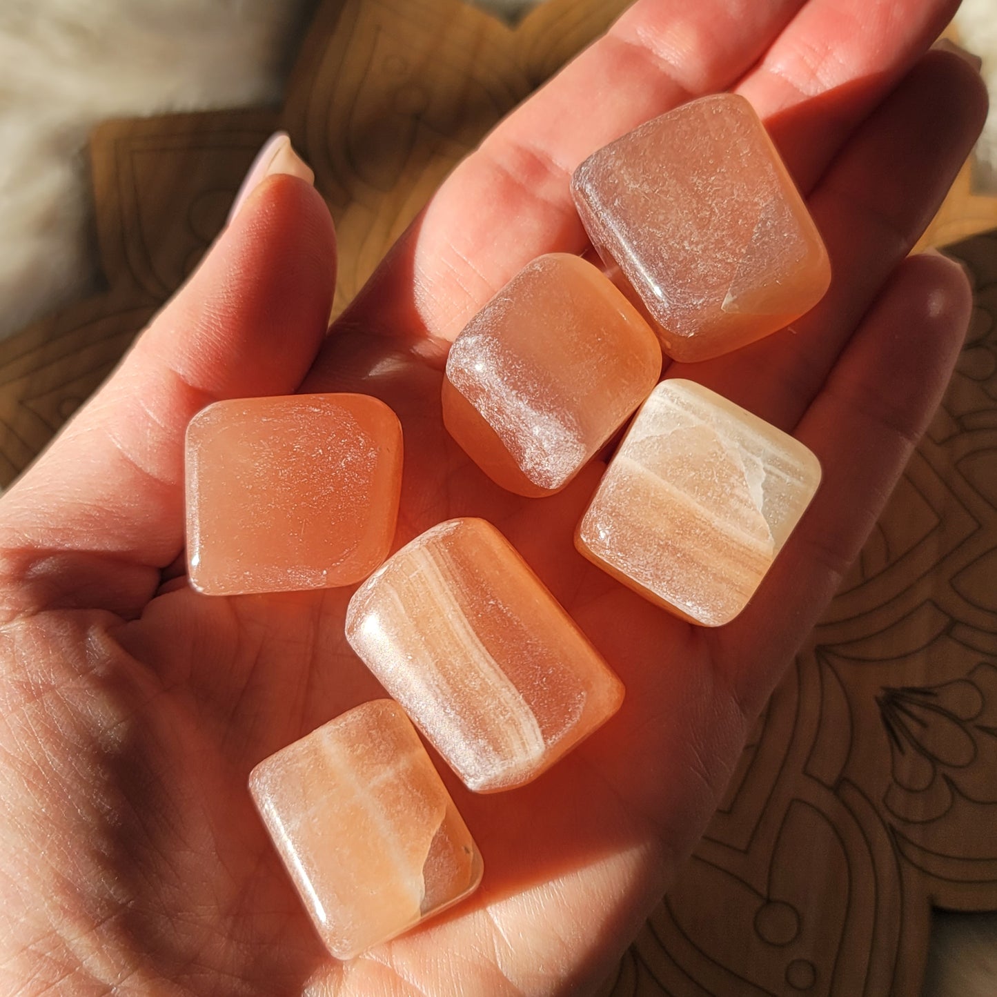 Honey Calcite || cleansing, serenity, personal will