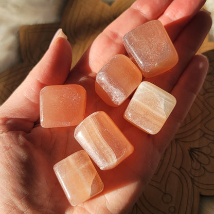 Honey Calcite || cleansing, serenity, personal will
