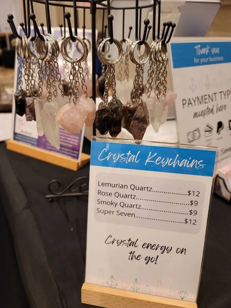 Smoky Quartz Keychain
