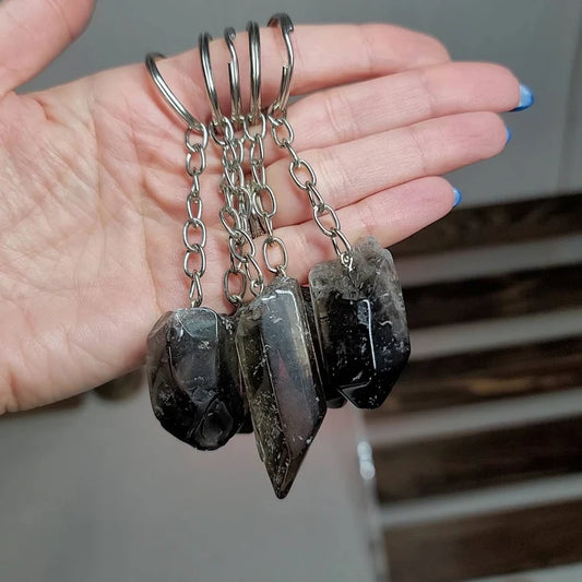 Smoky Quartz Keychain